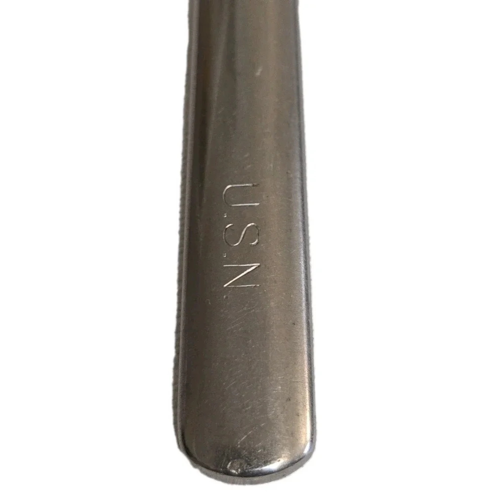 Vintage USN US Navy Silverware Knife Stainless Steel Silco 8.5